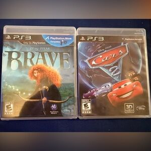 Brave and Cars 2 PS3 Games Bundle